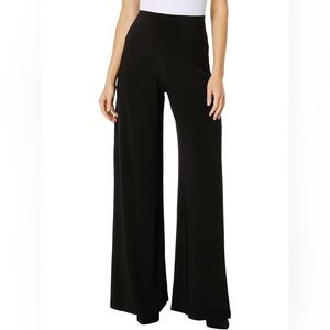 Norma Kamali Black Straight Leg Pants